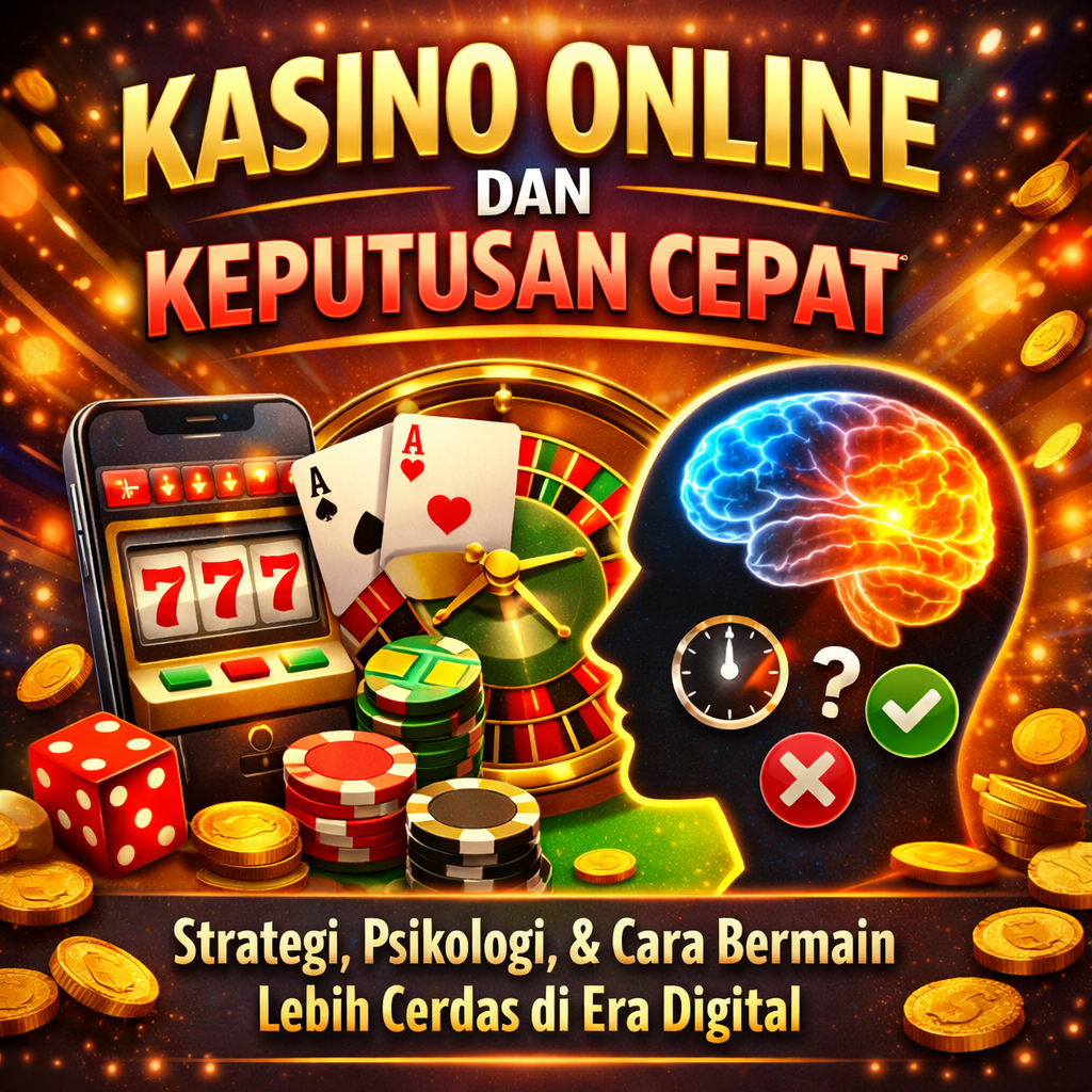 Kasino Online dan Keputusan Cepat: Strategi, Psikologi, dan Cara Bermain Lebih Cerdas di Era Digital